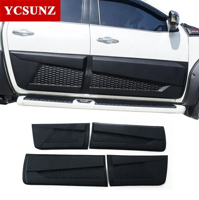 4pcs Black Body Cladding for Nissan NAVARA NP300 2014 2015 2016 2017 Accessories