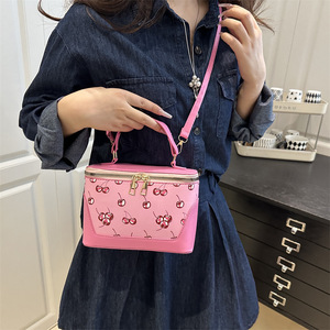 Nuevos bolsos de moda para mujer, bolsos de hombro tipo bandolera con estampado minimalista de gran capacidad a la moda en forma de caja para mujer - Product Image 4