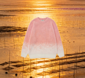 Maglione Invernale da <span class=keywords><strong>Donna</strong></span> Motif, 100% Cotone, Pullover Casual Sfumato con Collo Tondo, Taglie Grandi - Product Image 1