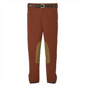 Pantalon d'équitation vintage Amara pour femme avec patchs aux genoux, leggings équestres extensibles, fabricant OEM sur mesure - Product Image 1
