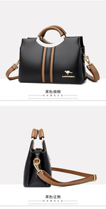 Elegant Female Office Handbag Pu Leather Large Capacity Shoulder <b>Tote</b> Bags Women Fashion Handbags Ladies Luxury - Product Image 4