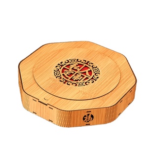 Lappstar — coffret en cuir PU, <span class=keywords><strong>Doterra</strong></span>, huile essentielle de bois, modèles Double lit, avec rangement des bijoux, boîte cadeau, couvercle en verre - Product Image 1