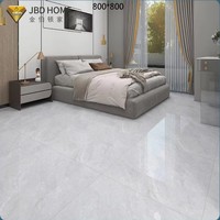 Carreaux de sol en porcelaine aspect marbre avec des propriétés imperméables et résistantes au gel pour l'installation des murs et des sols de salle de bain