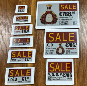 Etiquetas Electrónicas de Estante Avanzadas de 2.4Ghz para Almacenes en EE. UU., Solución de Sistema de Estanterías ESL, Podemos Apoyar el Desarrollo - Product Image 1