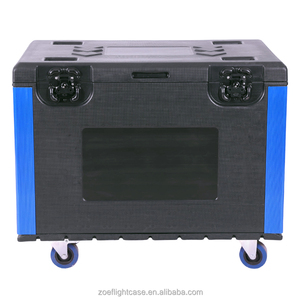 Custodia di volo su misura in plastica PE FLYCASE ROAD Case per palco a testa mobile fascio LED Par luce LED pista da ballo - Product Image 4