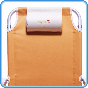 كرسي الشاطئ المحمول القابل للطي من SunnyFeel مع حجرة تبريد مثبتة، 5 زوايا قابلة للإمالة مصنوع من قماش برتقالي جذاب - Product Image 5