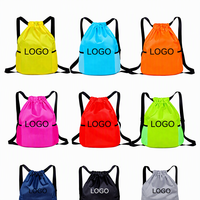 Sac à dos de sport unisexe tendance, imperméable, séparé pour articles secs et humides, avec cordon de serrage, en polyester, portable, 21L, pour la natation