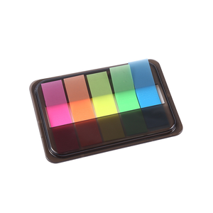 Boîte <span class=keywords><strong>de</strong></span> notes autocollantes réutilisables en PET, fluorescentes et mignonnes, autocollants d'indexation pour classification, autocollants transparents pour notes, autocollants indicateurs en boîte - Product Image 4