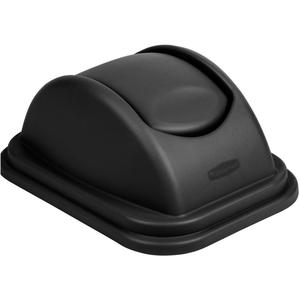 Coperchio ribaltabile Rubbermaid per bidone dei rifiuti da 39 litri, nero - Product Image 1