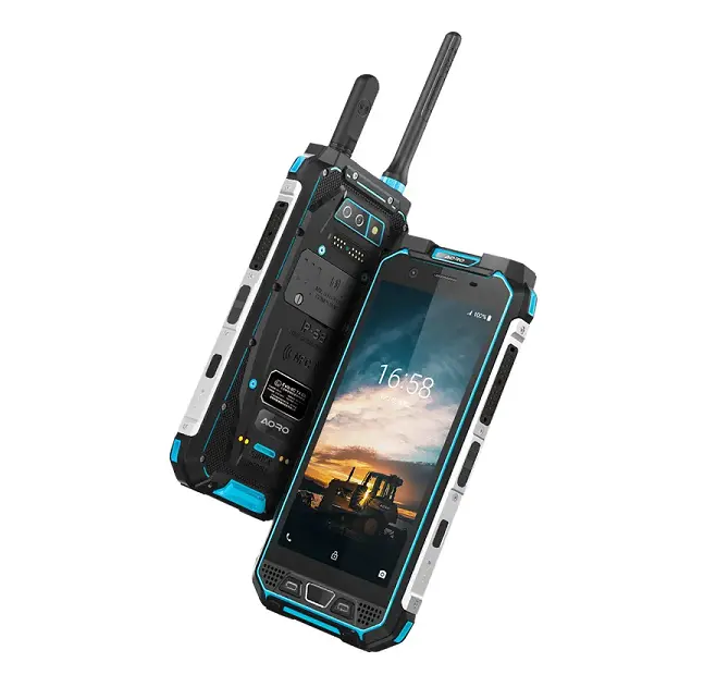 Aoro M5เซินเจิ้นเสาอากาศวิทยุโทรศัพท์มือถือ Walkie Talkie มือถือมาร์ทโฟนโทรศัพท์มือถือที่ทนทานที่มีราคาโรงงาน