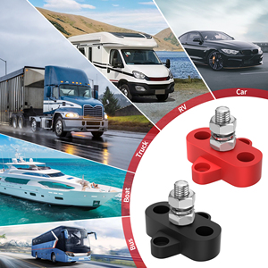 Bus Bar 12V 48V 150A Power Distribution Block M8 Single Stud Positive Negative Busbar Battery For Marine Automotive Solar System - Product Image 6