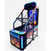 Machine de jeu d'arcade de tir au basket-ball à monnayeur, console de jeu de basket-ball de rue commerciale pour centre de jeux et parc d'attractions
