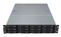 Châssis de serveur de stockage haute densité 2U avec 12 baies de disques à échange à chaud EKI-N212RM