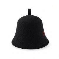 Chapeau de sauna en feutre de laine mérinos de qualité supérieure, design monobloc, couleurs et logo personnalisés, isolation thermique, idéal pour la banya russe et les spas.