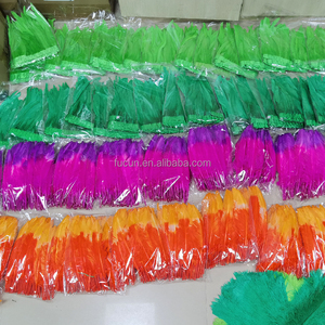 10-12 "blanchi teint coq plume frange garnitures coq plumes Coque frange pour Sainte-Lucie et <span class=keywords><strong>Trinidad</strong></span> <span class=keywords><strong>carnaval</strong></span> 2025 - Product Image 5