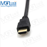 Maßgefertigtes HDMI-Kabel mit 3D 4K 1080P Unterstützung OEM 1M 2M 3M 15M Vergoldetes 1080P HDMI-Kabel
