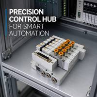 25-Pin D-Sub Integrierte Magnetventil-Insel für die industrielle Automatisierung – Kompaktes pneumatisches Ventilmodul 5/2, 5/3, 3/2 Wege