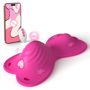 Vibratore a Farfalla con Controllo Remoto App, Stimolatore Clitorideo, Vibratore Portatile da Seduti, Giocattolo Sessuale <span class=keywords><strong>per</strong></span> Donne - Product Image 1