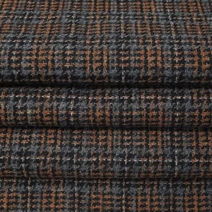 2023 Giá Bán Buôn Cổ Phiếu Đã Sẵn Sàng Dệt Dobby Sọc Flannel Vải Len Cho Áo Khoác - Product Image 1