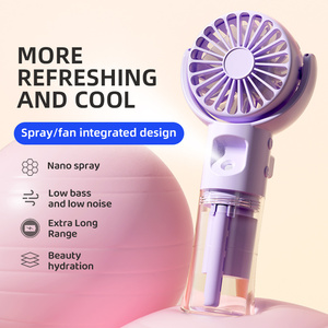 Handheld <strong>Misting</strong> Fan Portable High Speed Small Turbo Personal Rechargeable <strong>Cooling</strong> Water <strong>Spray</strong> Outdoor - Product Image 4