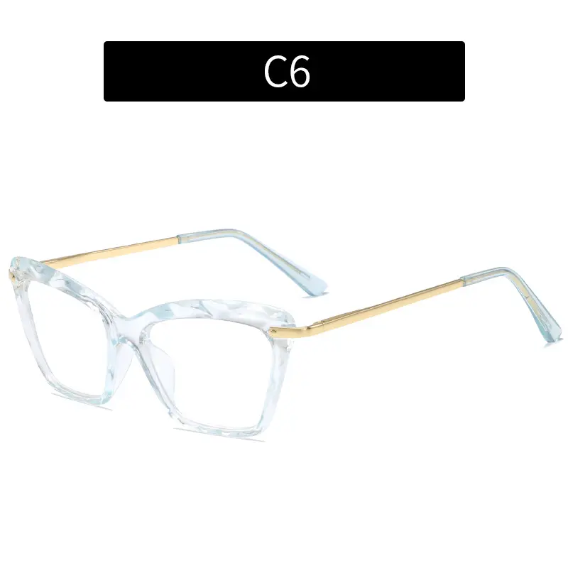 Модные металлические очки, оптические дизайнерские женские очки с защитой от синего света, компьютерные очки для защиты глаз