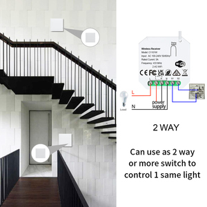 Không dây thông minh tường thiết bị chuyển mạch EU/UK tiêu chuẩn IP65 không thấm nước bụi bằng chứng nút chuyển đổi điều khiển từ xa <span class=keywords><strong>2</strong></span> cách 1/<span class=keywords><strong>2</strong></span>/3/4 băng đảng - Product Image 6