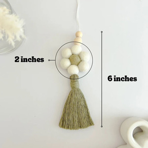 Boho đầy màu sắc Daisy xem xét gương xe quyến rũ treo trang trí nội thất tinh dầu xe khuếch tán - Product Image 6