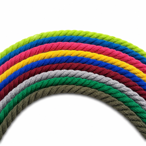 Cordon torsadé à 3 brins pour sacs en papier, poignées en corde pour boîtes cadeaux <span class=keywords><strong>de</strong></span> luxe, accessoires d'emballage haut <span class=keywords><strong>de</strong></span> gamme, fournisseur en gros - Product Image 2