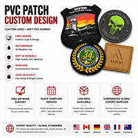 Badge logo personnalisé en PVC 3D imperméable pour vêtements d'extérieur, vestes, chapeaux, sacs, streetwear – Fournisseur OEM