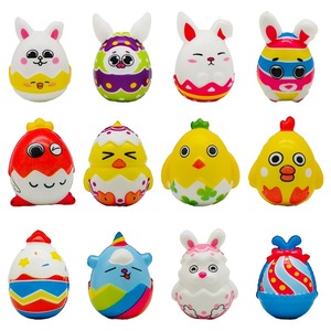 Cartoon Christmas Easter <b>Egg</b> PU Foam Squishy <b>Toy</b> Slow Rebound Stress Relief Fidget Decompression <b>Toy</b> Gift - Product Image 4