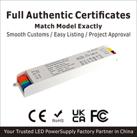 Alimentation LED 24V 100W HRJS à tension constante 1-10V, anti-arrêt, DALI-2, large plage de tension 100-277V, boîtier plastique, pour éclairage LED AC-DC à installation au plafond