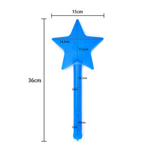 OEM LED أبيض الألياف البصرية الصولجانات توهج العصي مع 3 أوضاع الضوء السحر وامض طويل البريق لحفل الزفاف عيد ميلاد - Product Image 6