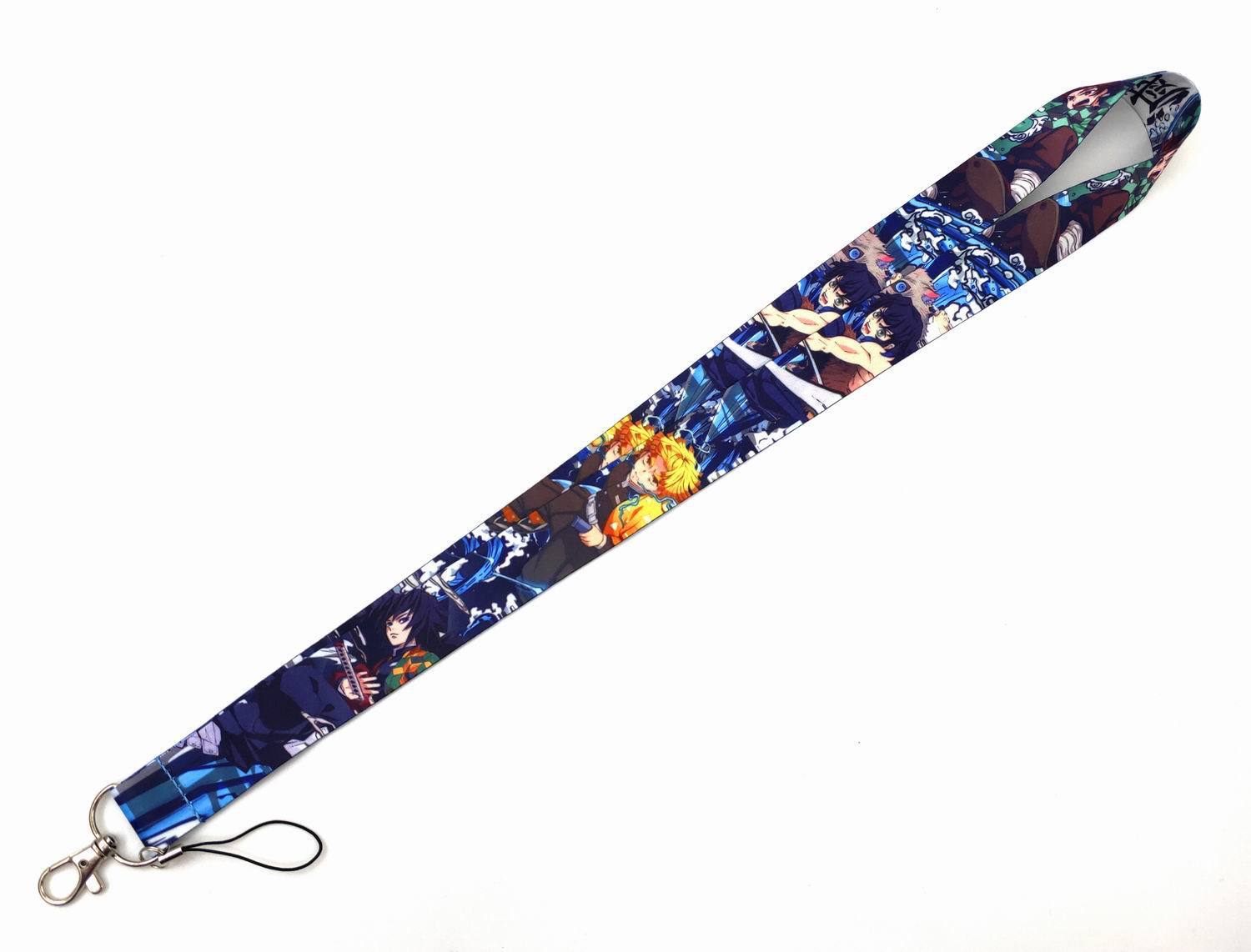 Hot Selling Creative Cool Cartoon Demon Hunter Lanyards Neck Strap Anti-Lost Card Holder Phone Case Lanyards Custom Wholesale Image 5