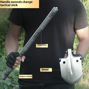 Nouvelle pelle pliante multifonctionnelle d'extérieur du fabricant, outil d'ingénieur transfrontalier pour le camping - Product Image 3