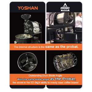 6kg <b>Used</b> Commercial Roasters 3kg Roasting 5kg Roasted Beans Coffee Roaster Machine - Product Image 3