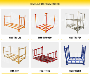 Oem ODM nhiệm vụ nặng nề bền kho đóng mở xếp chồng thép kim loại xe tải lốp lưu trữ có thể gập lại lốp giá - Product Image 6