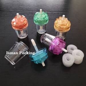 ISMAN 5ml Nuevo Tubo de Brillo Labial Creativo con Forma de Cubo de Hielo, Envase de Brillo Labial Tipo Copa de Cristal, Botella Vacía para Brillo Labial Macaron, Pro de Fábrica - Product Image 2