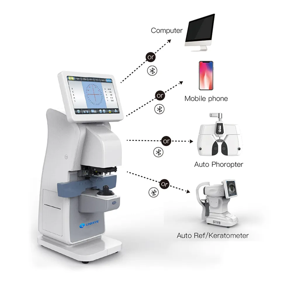 Equipo oftalmológico de AL-800, medidor de lente automático Digital, medidor de lente automático, lentómetro, focimetro