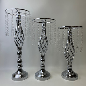 Gran oferta, centro de mesa de boda, decoraciones de mesa, jarrón dorado <span class=keywords><strong>para</strong></span> centros de mesa con cristales de araña <span class=keywords><strong>para</strong></span> eventos, <span class=keywords><strong>cumpleaños</strong></span>, decoración del hogar - Product Image 5