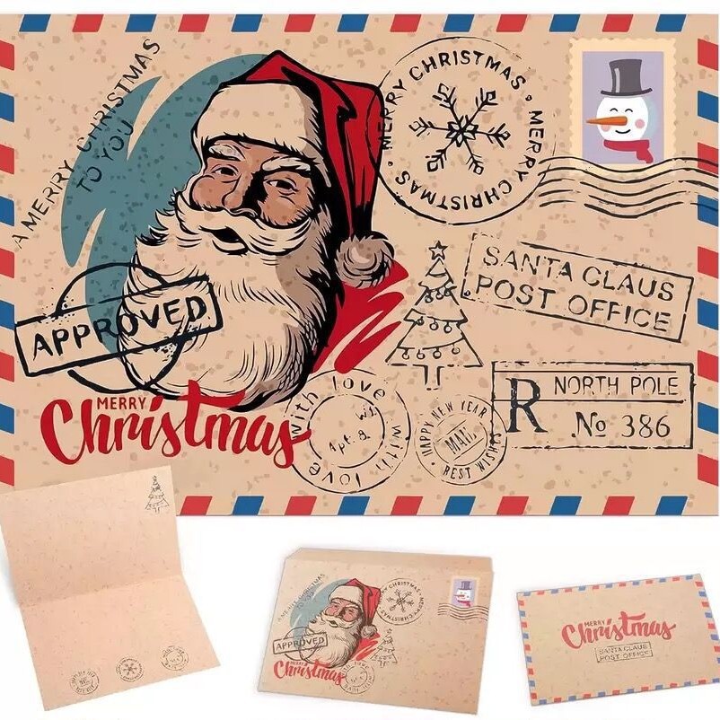Old Man with Hat (Set of 1 greeting card + 1 card)