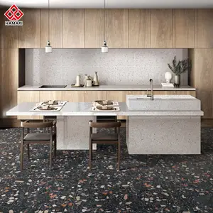 Vendita calda pietra artificiale polacco design commerciale fabbriche di lusso disegni di lusso pavimento in terrazzo per cucina