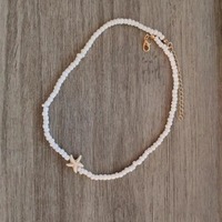 Tidepool collier étoile de mer Surf plage Boho colliers réglables coquille perlée tour de cou avec tortue océan cadeau