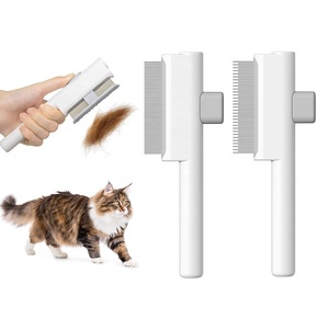 Peine de Silicona Pequeño y Versátil con Función de Desenredado con un Solo Toque y Autolimpieza para el Cuidado de Gatos - Product Image 1