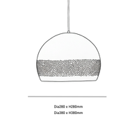Lampe suspendue longue en céramique faite à la main, bande perforée, hauteur réglable, style moderne minimaliste, pour salle à manger, café, décoration