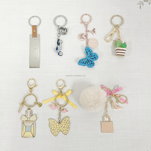 Sống Động Kim Loại Nước Hoa Chai <span class=keywords><strong>Epoxy</strong></span> Móc Chìa Khóa Son Môi Quyến Rũ Phụ Nữ Phụ Nữ Cô Gái Phụ Kiện Túi Xách Quyến Rũ - Product Image 6