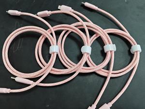 <span class=keywords><strong>Cable</strong></span> Tipo-C de Carga Rápida PD de 20W, 1M, Blanco, Trenzado de Nailon, para iOS y Android, con Conductor de Cobre Puro - Product Image 6