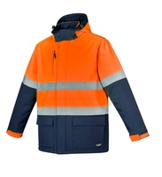 Veste réfléchissante haute visibilité pour homme, veste de sécurité pour travaux en extérieur et sécurité hivernale