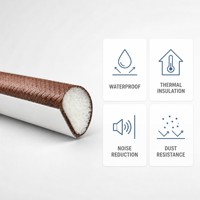 Bande d'étanchéité en polyuréthane en gros, joint flexible en mousse PU pour protection des joints de cadre de porte et fenêtre contre les intempéries