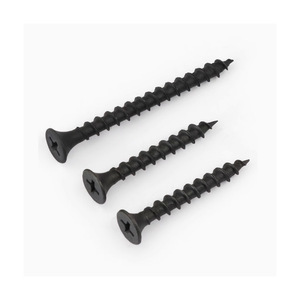 Vis à cloison sèche Xinboli à tête fraisée, phosphatées noires, filetage grossier, acier au carbone de grade 8.8, pour usage industriel - Product Image 1