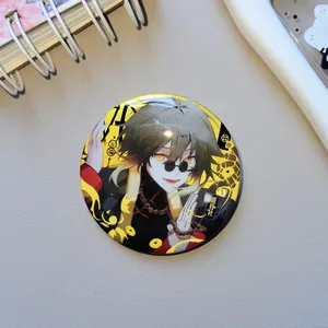 Produit dérivé d'anime 58mm, sélectionné avec soin, I'm Not God Drama, Chen Ling Sun Sleepless Double Flash, fabrication artisanale en tôle estampée - Product Image 6